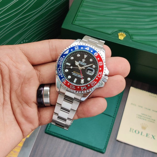 Role_x red black Mens Watch