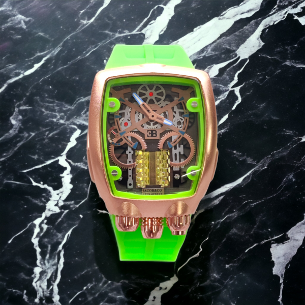Jacab & Co X Bugatte Chiron Edition Mens Watch