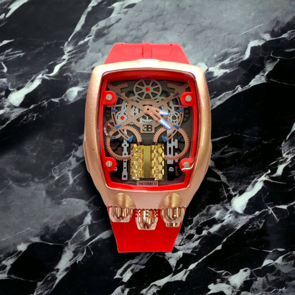 Jacab & Co X Bugatte Chiron Edition Mens Watch