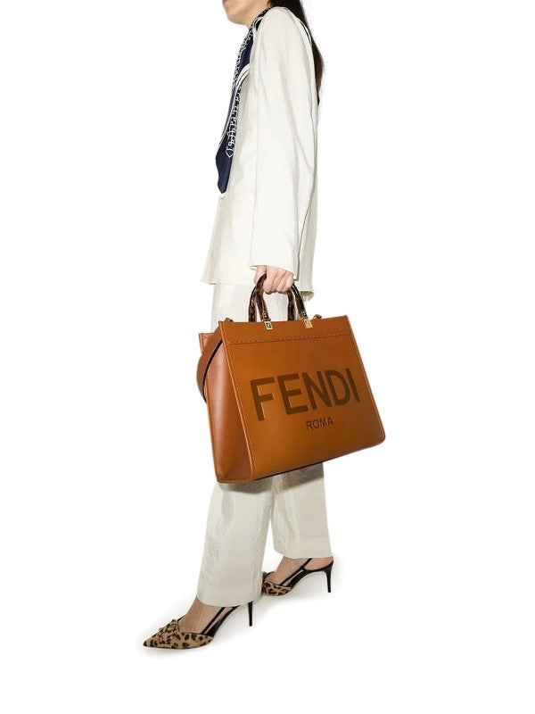 Fdi Rma Sunshine Tote Bag With Dust Bag & Shoulder Strap (Brown) Women Handbag