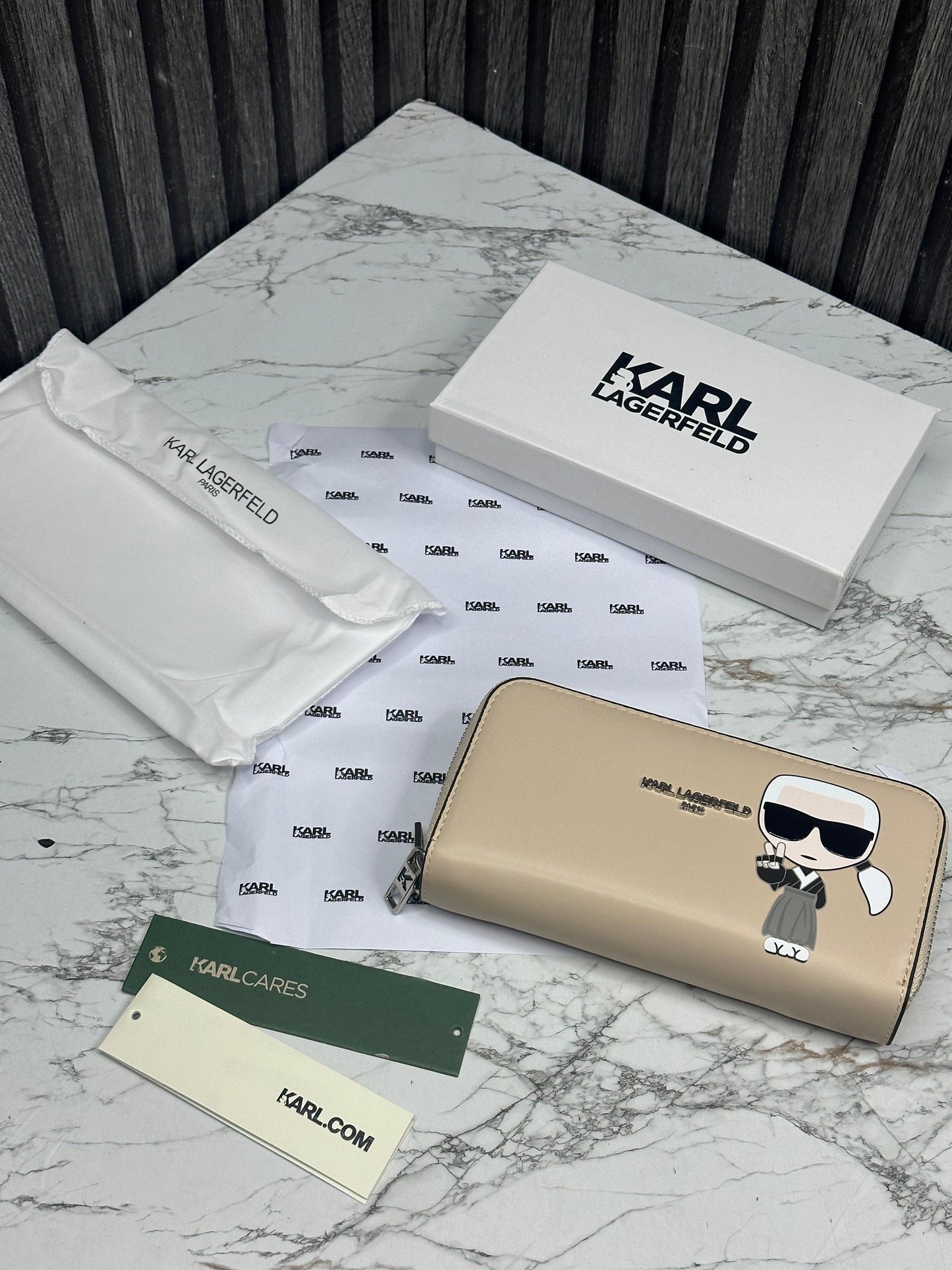 KAL LERFELD WALLET WITH OG BOX (KS010) Women Handbag