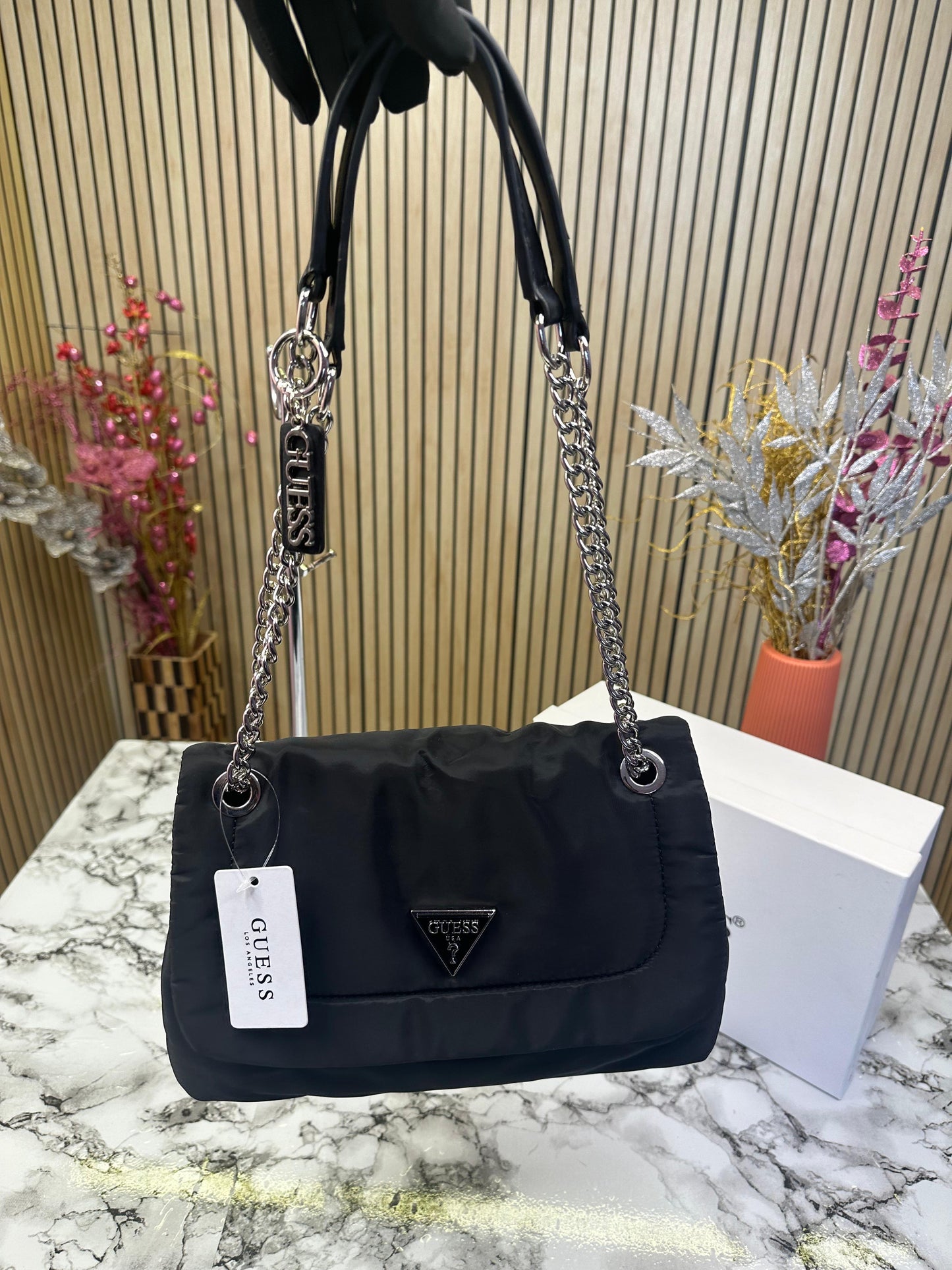GUS QUTED SHOULDER BAG Women Handbag WITH BOX