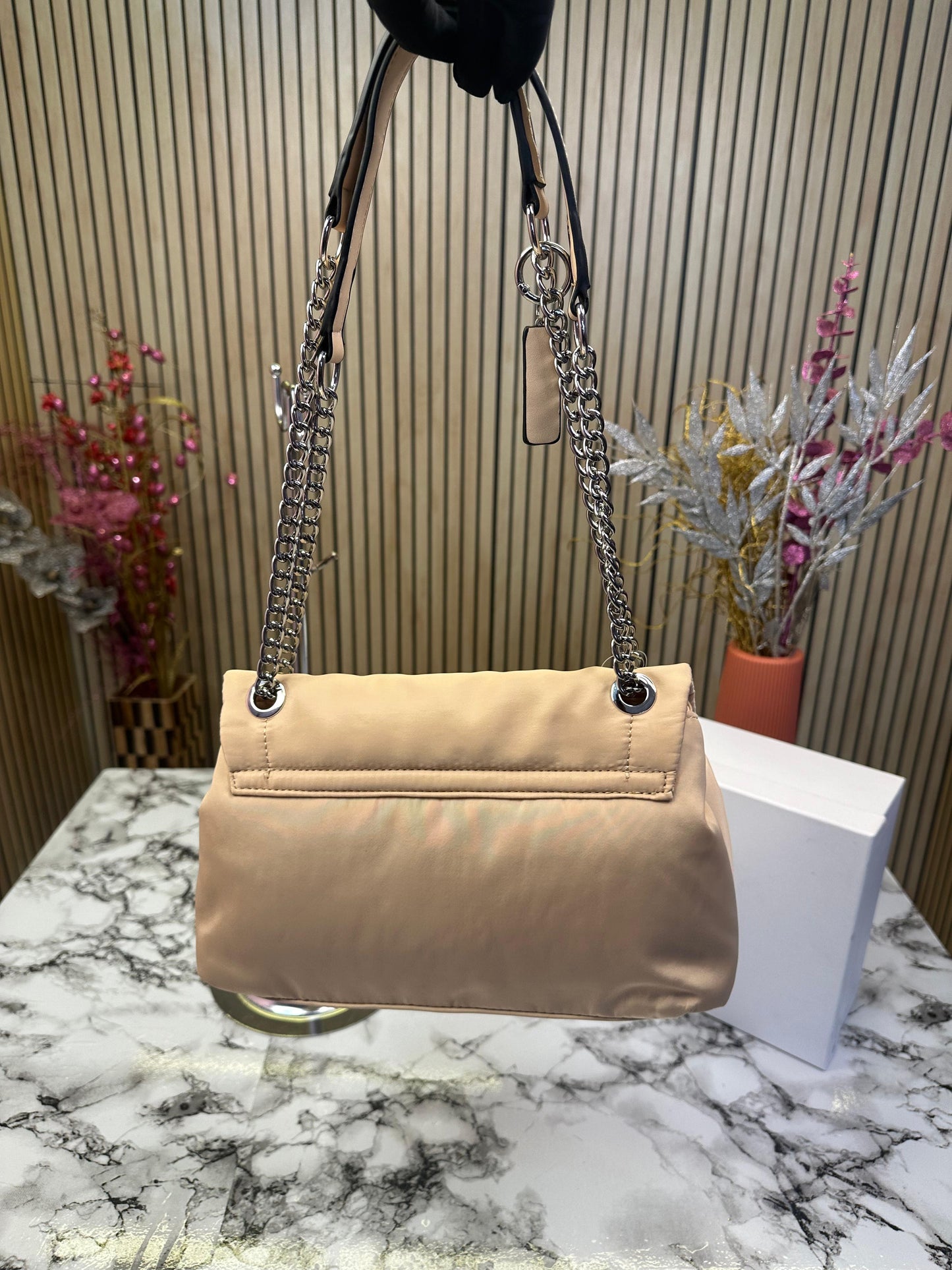 GUS QUTED SHOULDER BAG Women Handbag WITH BOX