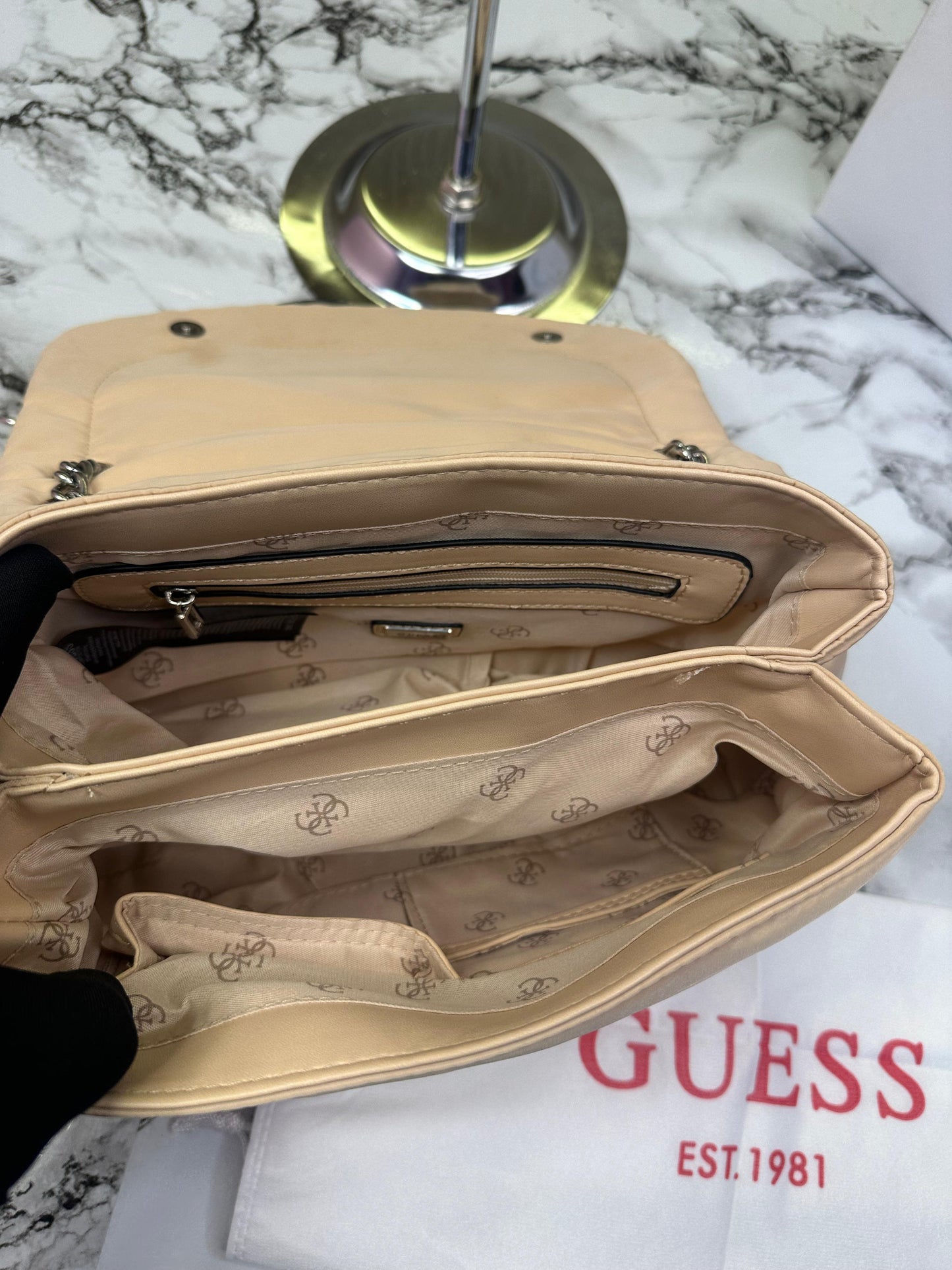 GUS QUTED SHOULDER BAG Women Handbag WITH BOX