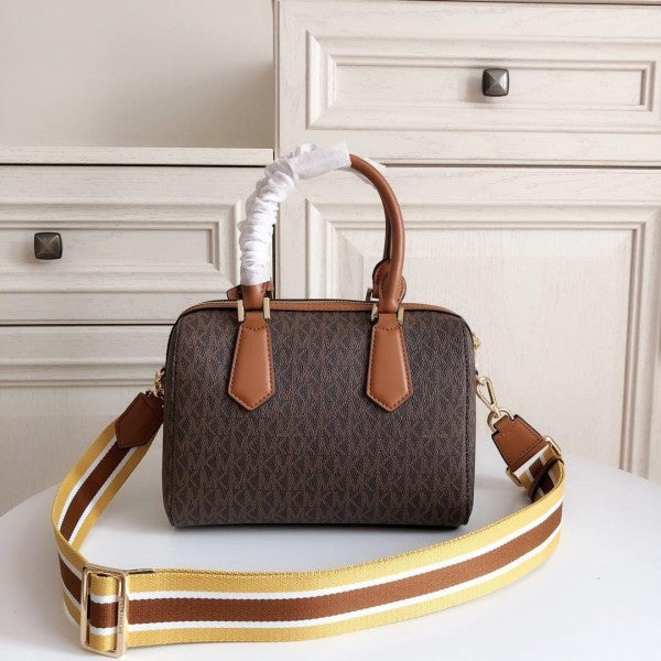 Micel Kors MK Boson Sling Hand Bag With Dust Bag & Shoulder Strap (Brown - 319)