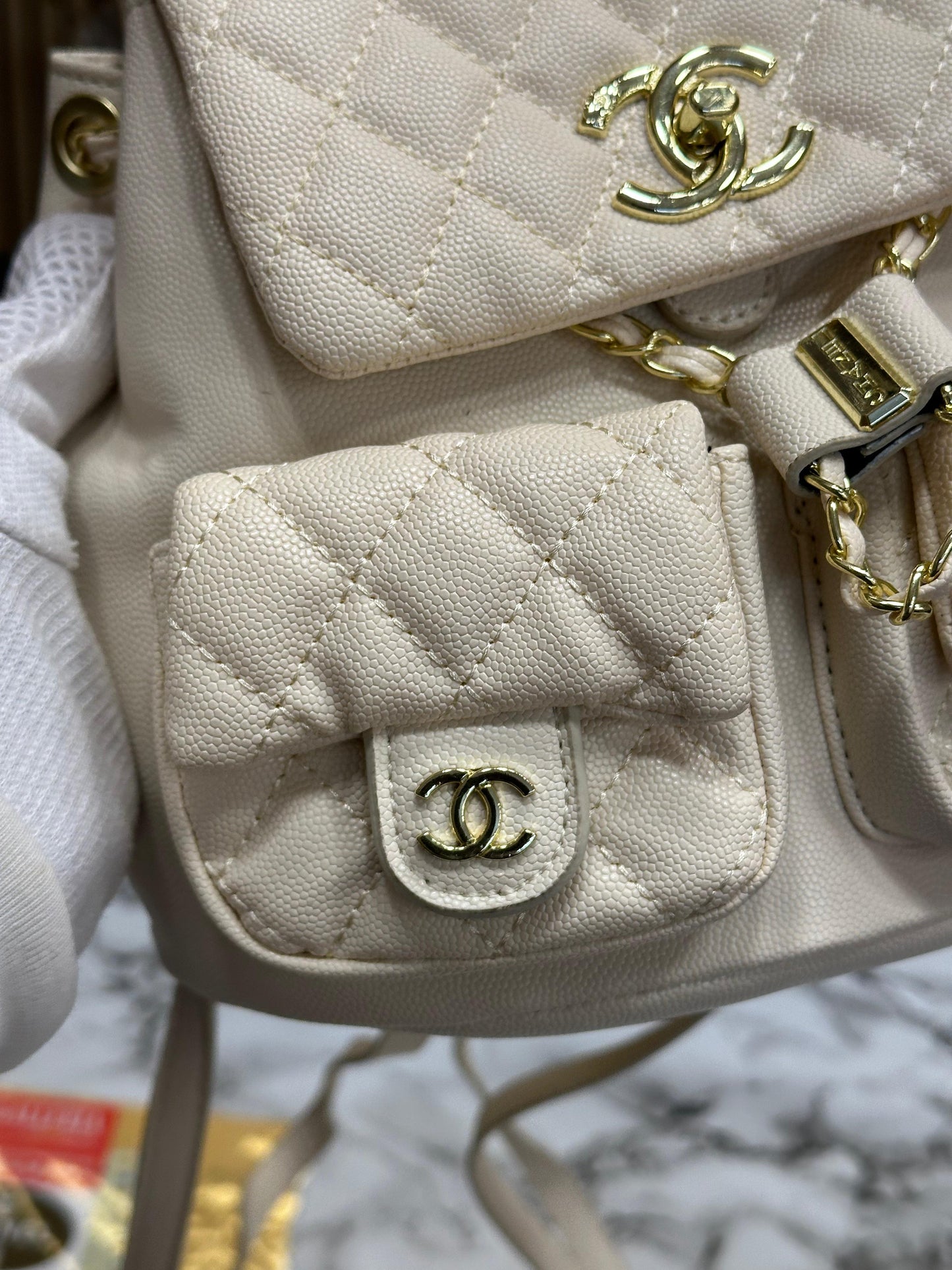 CHAL MILA CELESTE CLARO BAGPACKšš„