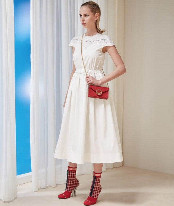 Fndia Vitelo Cruise 2 Way Street Style Sling Bag With OG Box & Dust woman hand bag