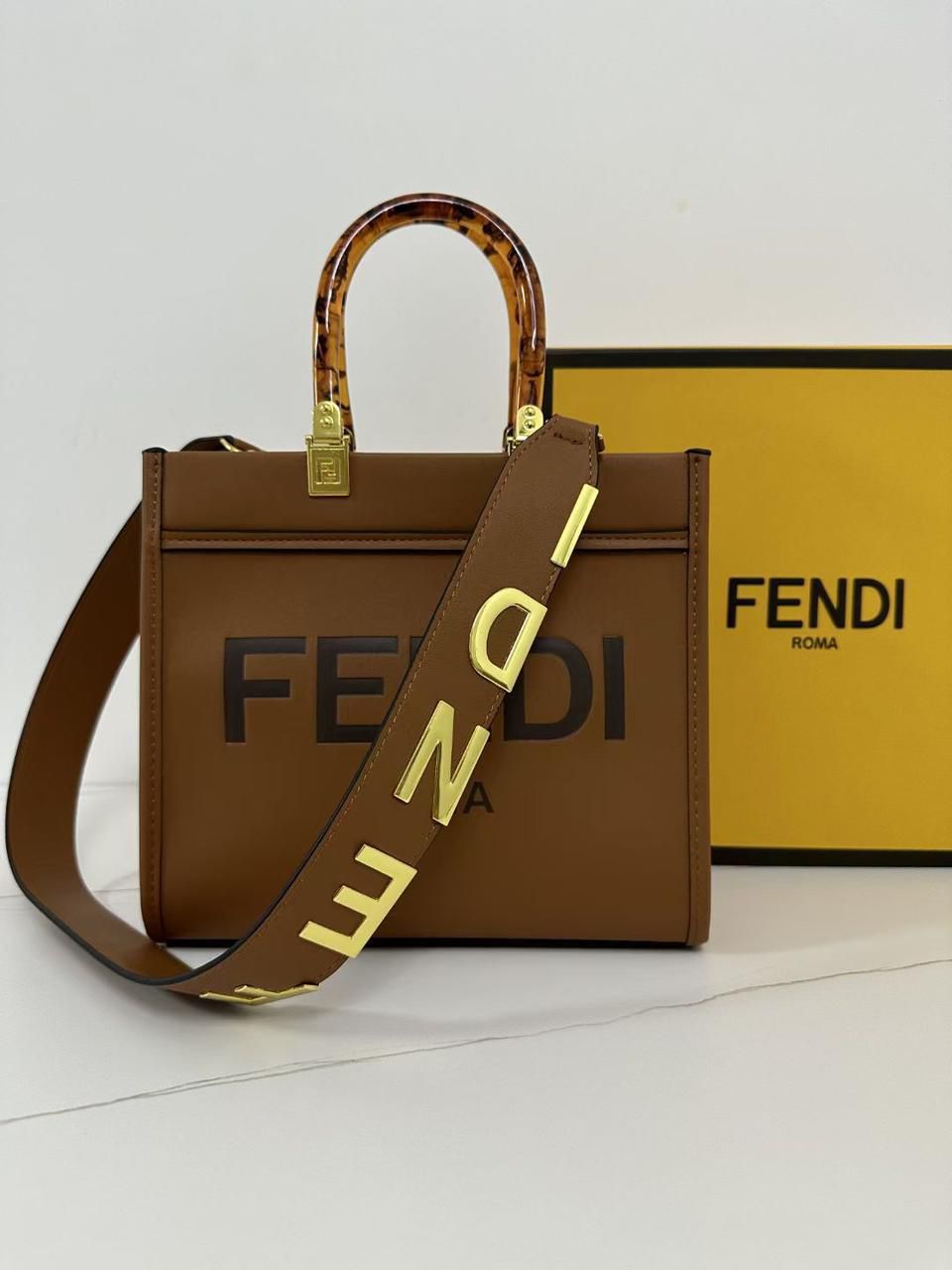 FEDI ROMA SUNSHINE SMALL WOMAN HAND BAG