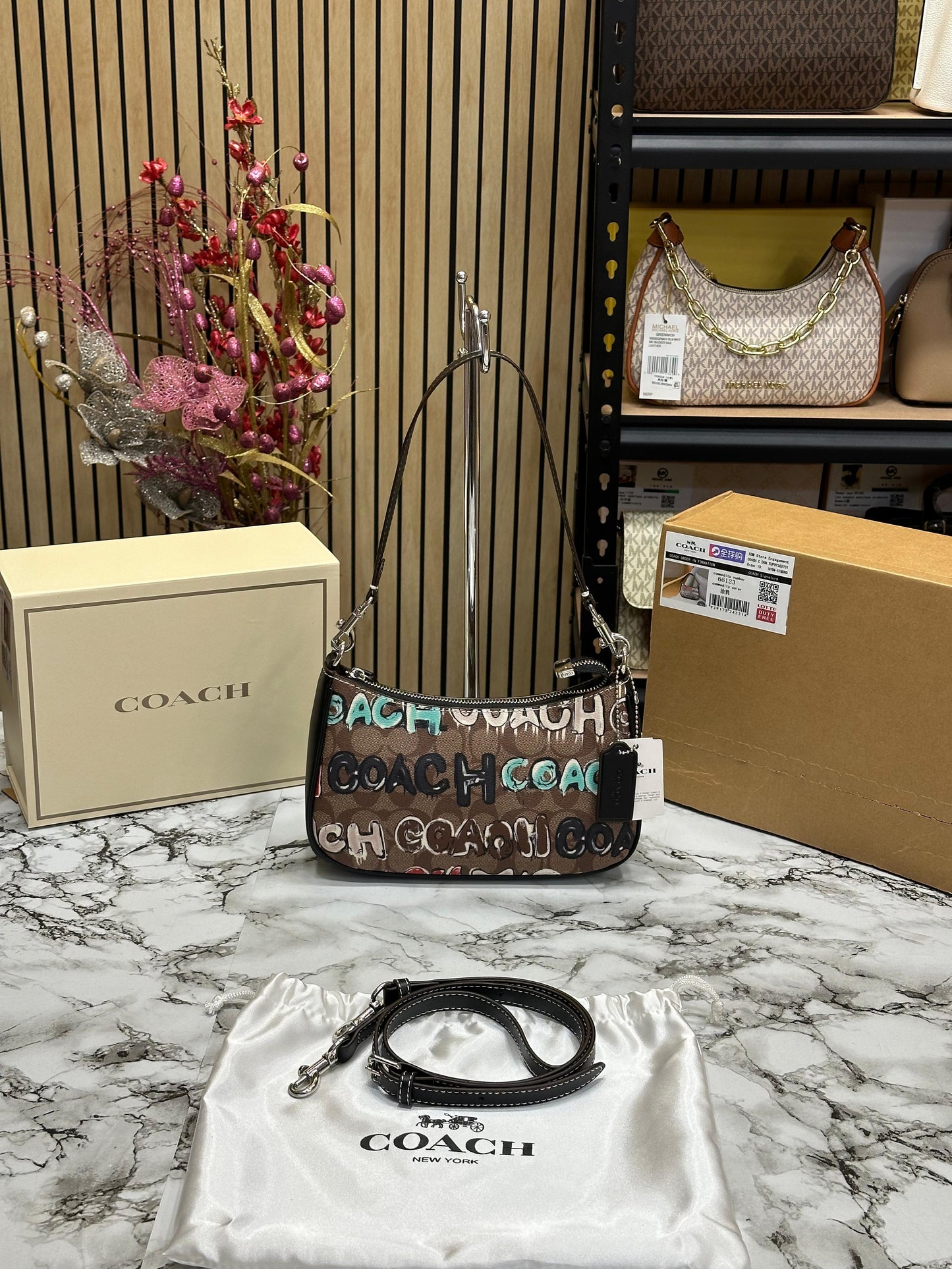 COCH PREMM SLING BAG WITH OG DOUBLE BOX Woman hand Bag