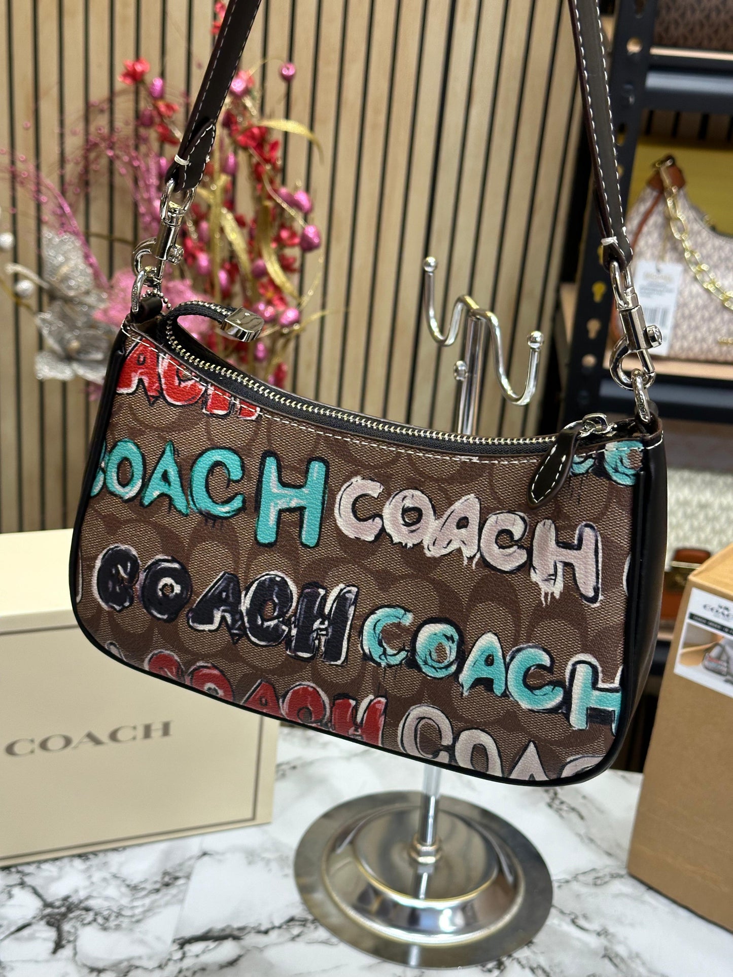 COCH PREMM SLING BAG WITH OG DOUBLE BOX Woman hand Bag
