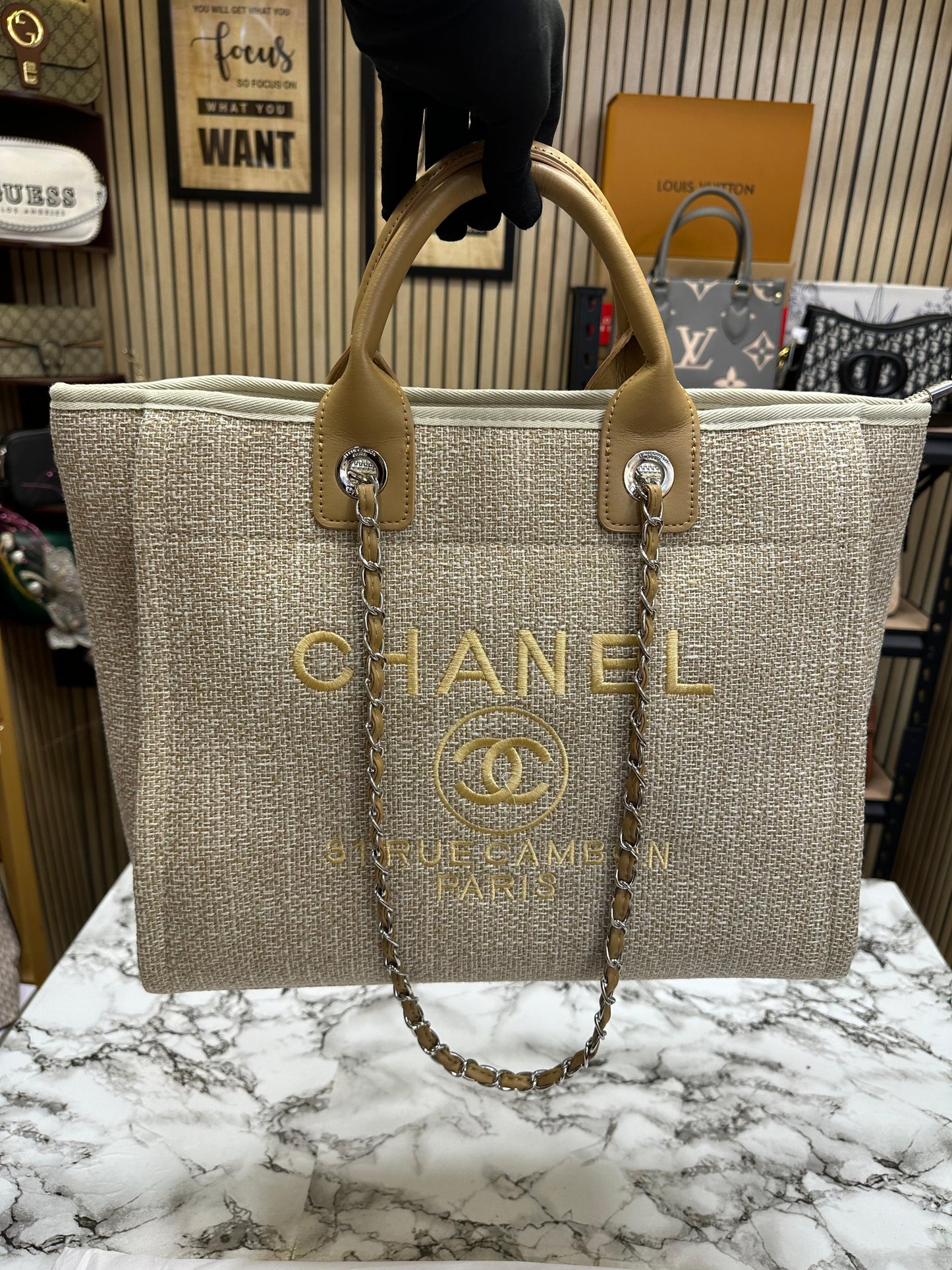 CHANL PARS 31 RUE CAMBON TOTE WOMEN HAND BAG