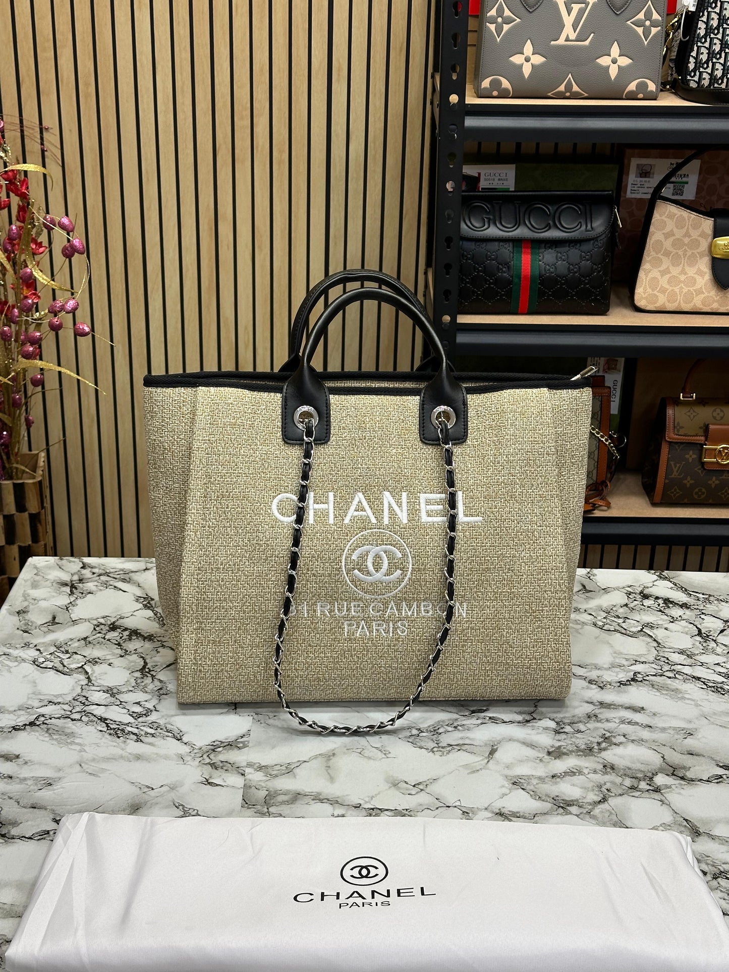 CHANL PARS 31 RUE CAMBON TOTE WOMEN HAND BAG