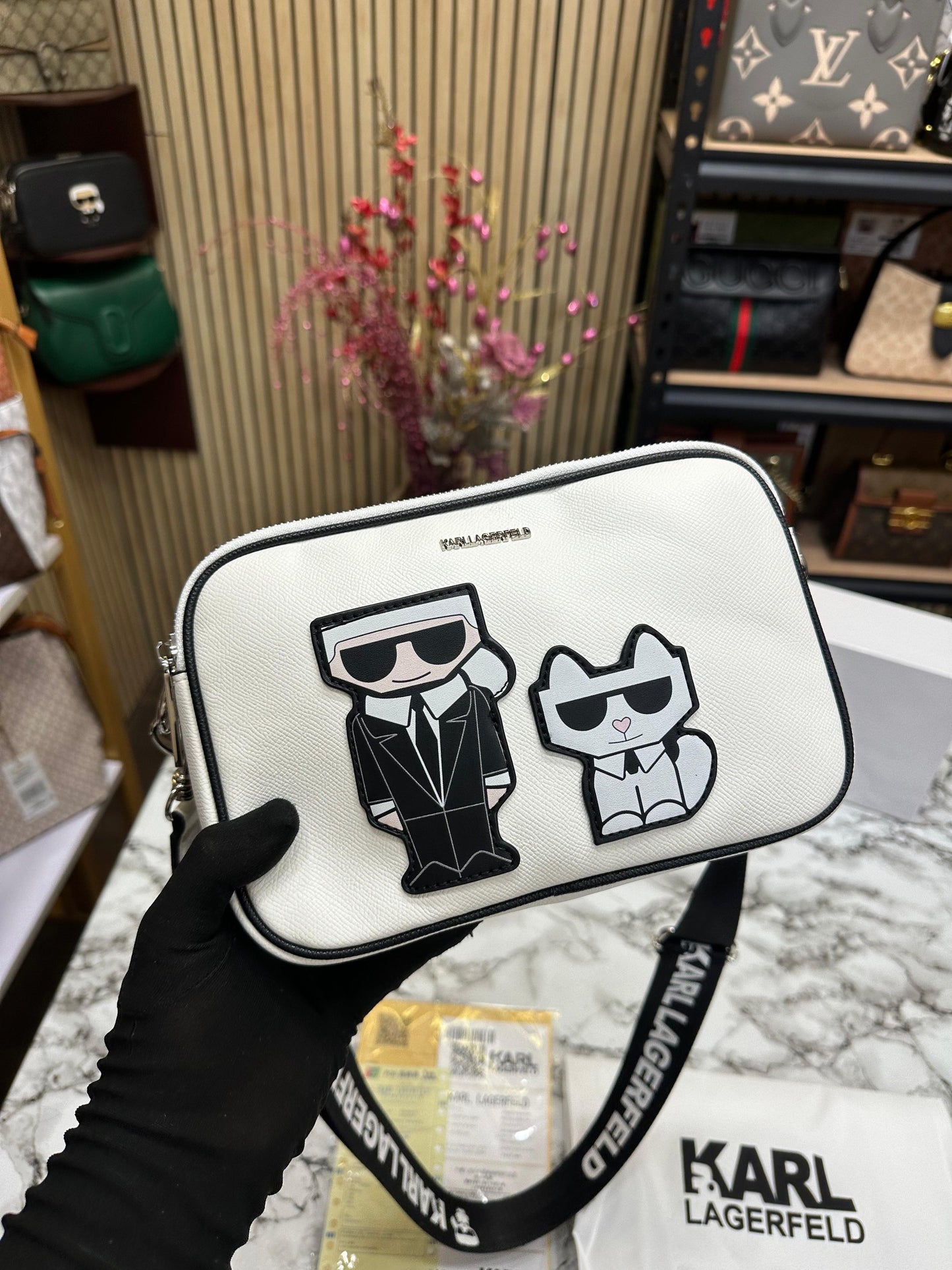 KAL LAGERLD MAYBELLE CAMERA SLING WOMEN HAND BAG