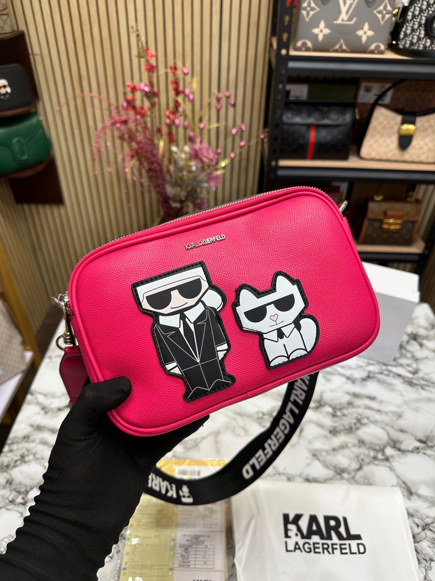 KAL LAGERLD MAYBELLE CAMERA SLING WOMEN HAND BAG