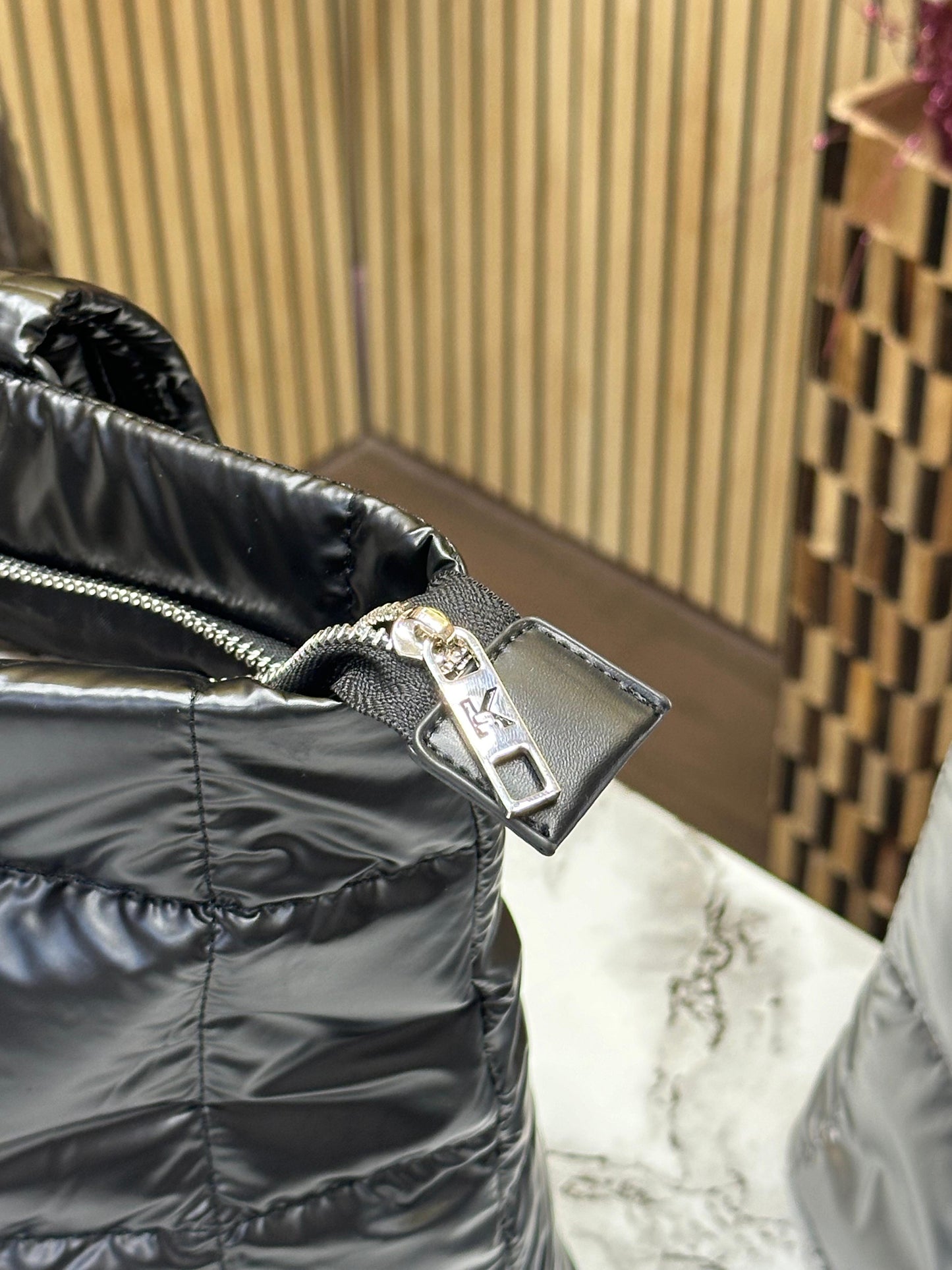 KAL LAGERLD QUILTED PUFFER TOTE Women Hand Bag