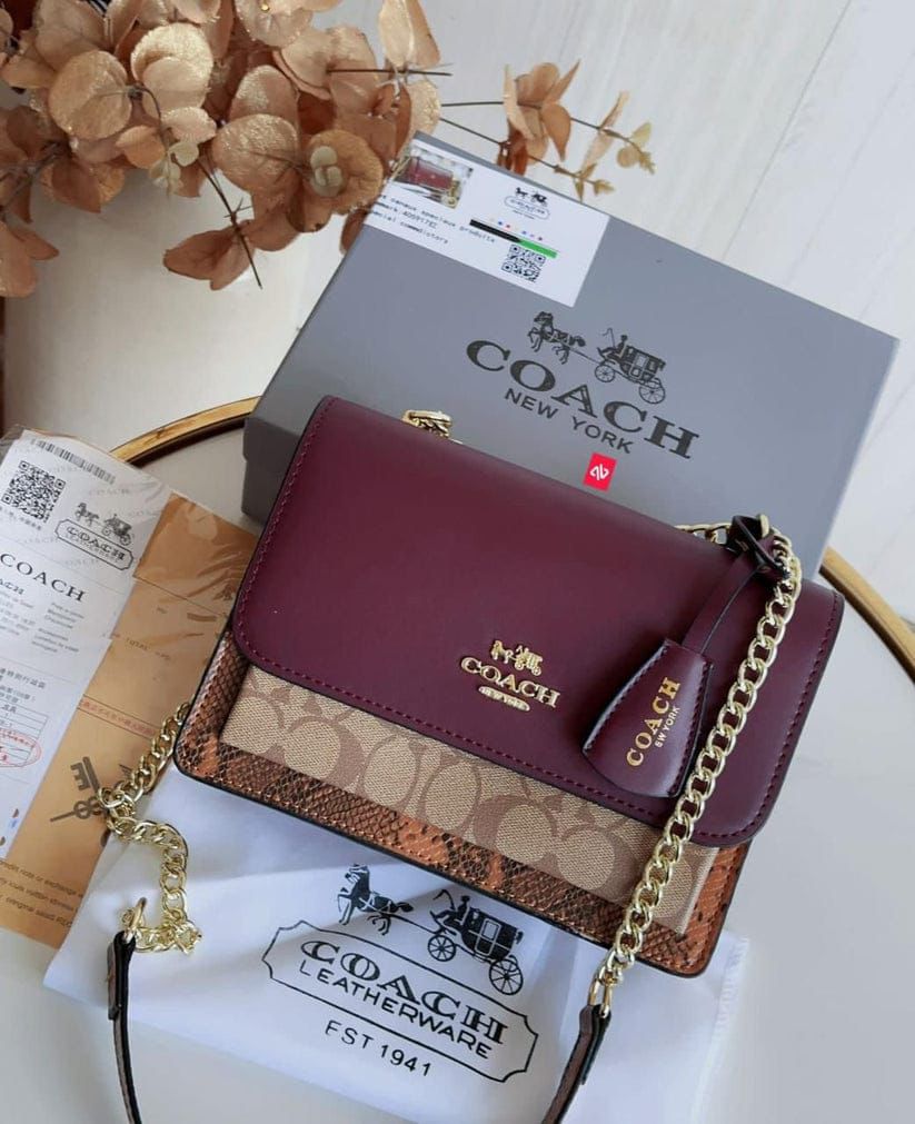 Coch Klre Crossbody In Signature Canvas Bag With OG Box & Dust Bag Women Hand Bag