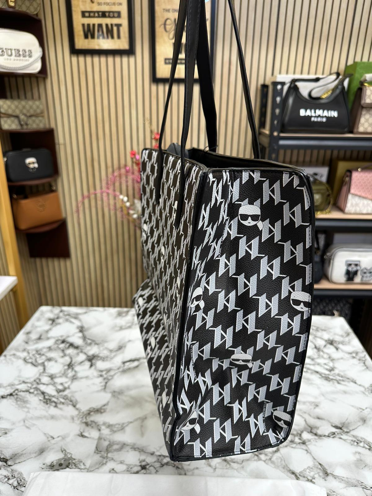 KAL LARFELD PREMIUM SIGNATURE TOTE Women BAG