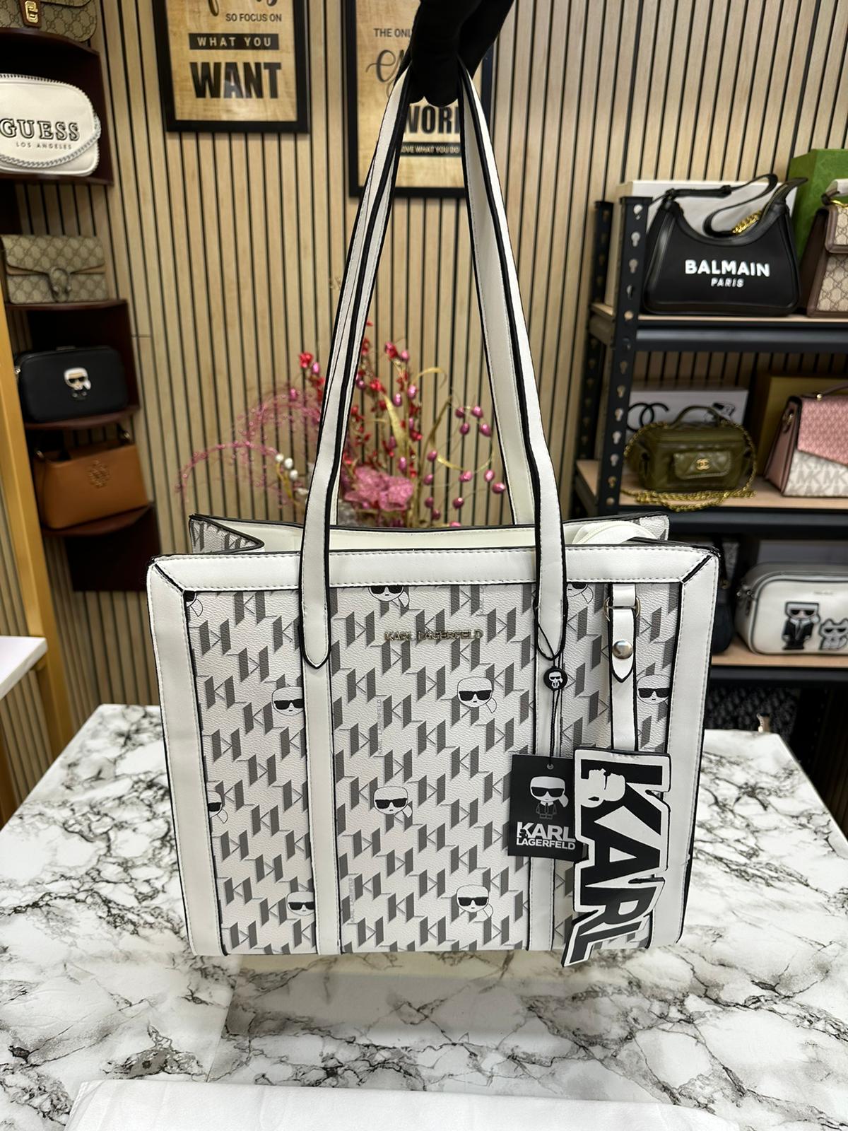 KAL LARFELD PREMIUM SIGNATURE TOTE Women BAG
