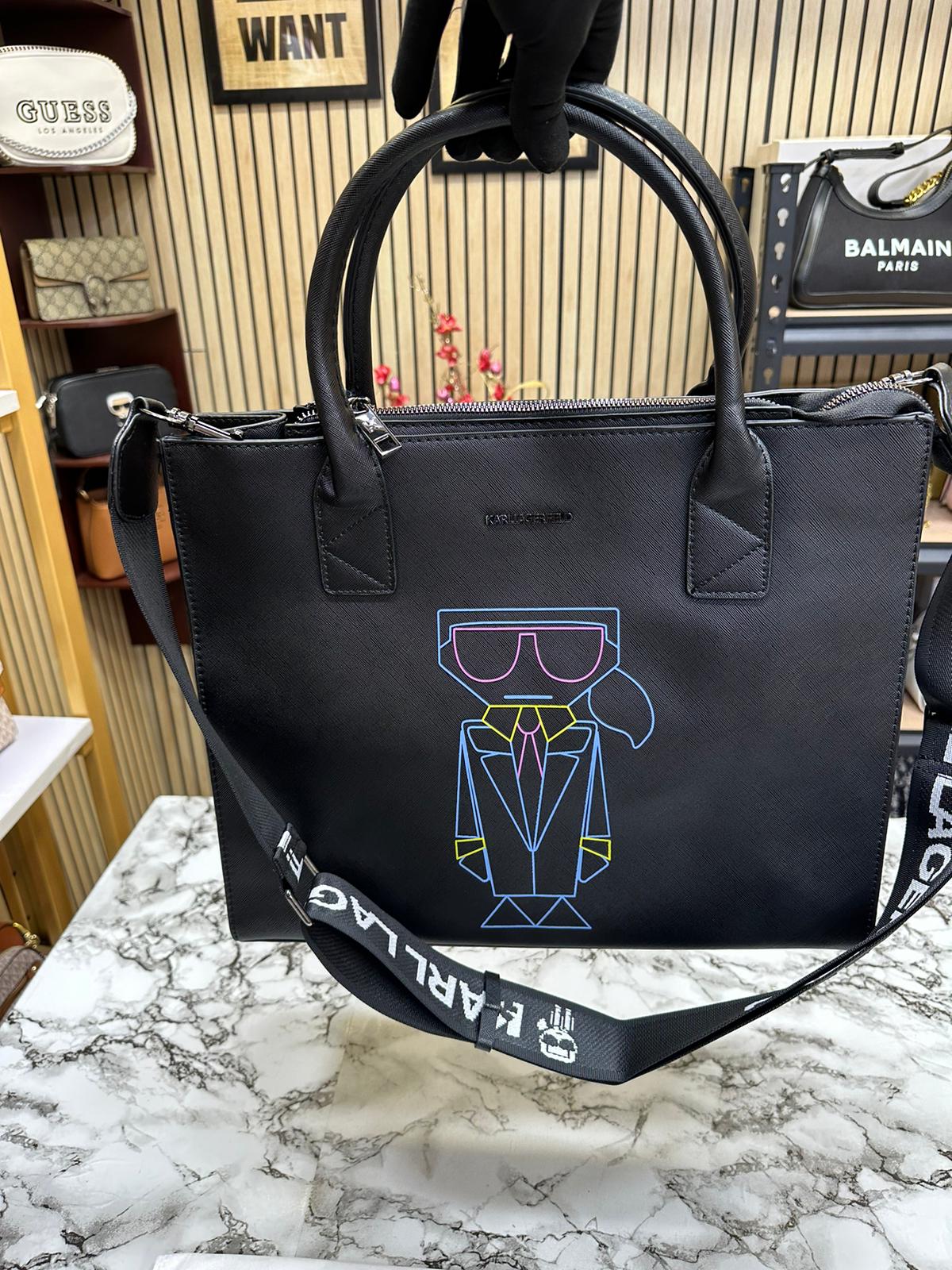 KAL LAGEELD LOGO PREMIUM TOTE Women BAG