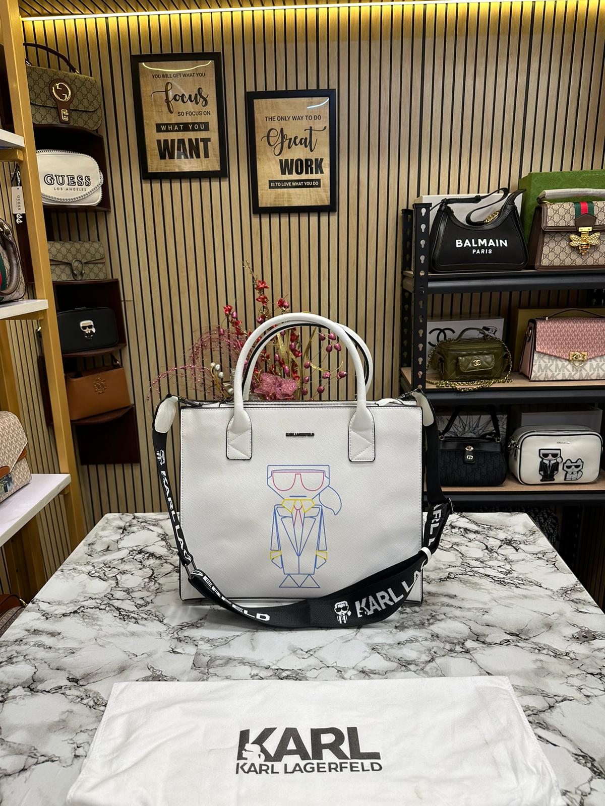 KAL LAGEELD LOGO PREMIUM TOTE Women BAG