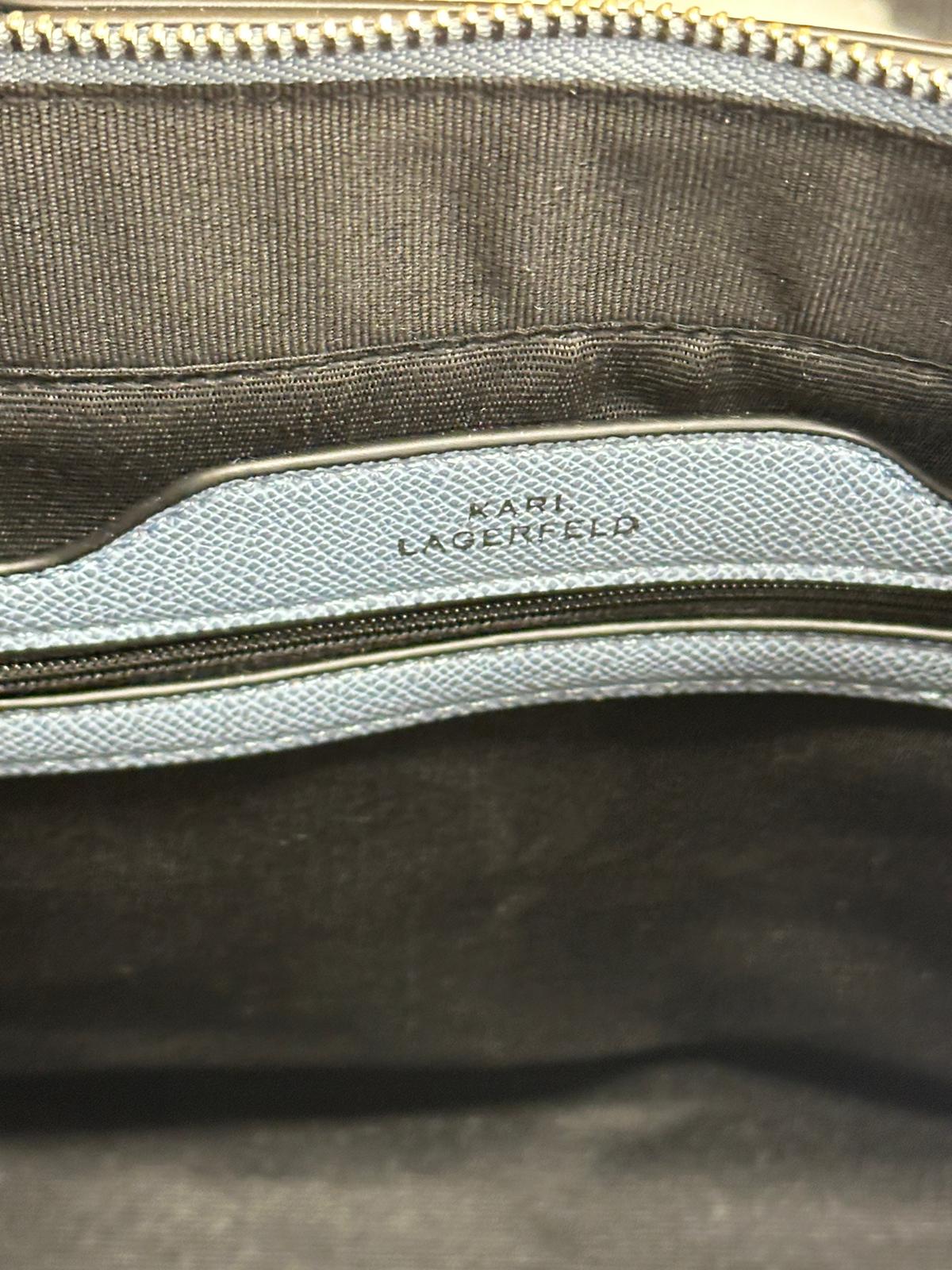 KAL LAGFELD MAYBELLE LOGO KARL & CAT TOP HANDLE SATCHE Women Bag