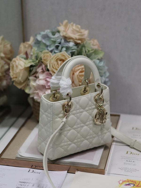 Dor Ldy My ABC Gold With OG Box With Dust Women Bag (White - 735)