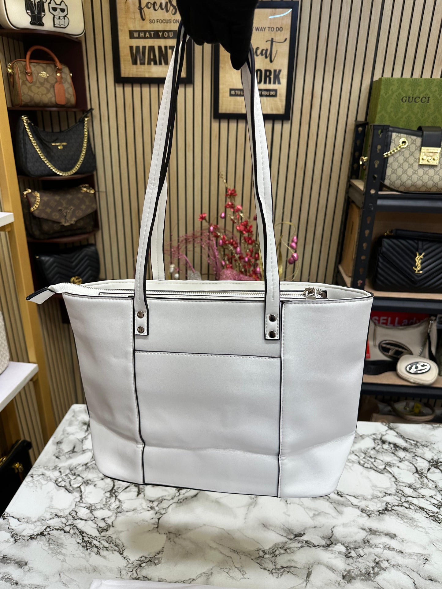 KAL LAGERFLD MAYBELLE ZIP TOTE Women Bag