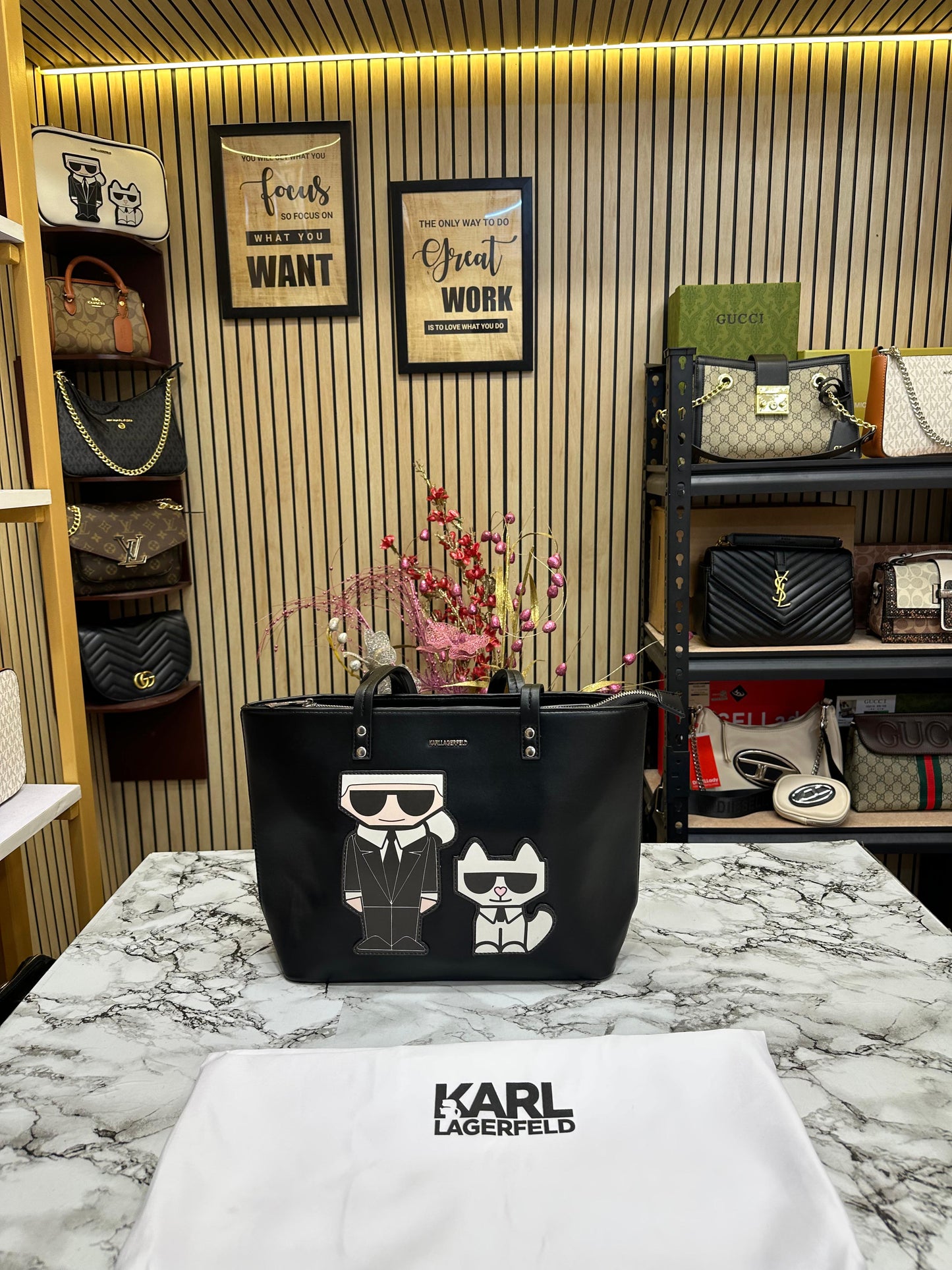 KAL LAGERFLD MAYBELLE ZIP TOTE Women Bag