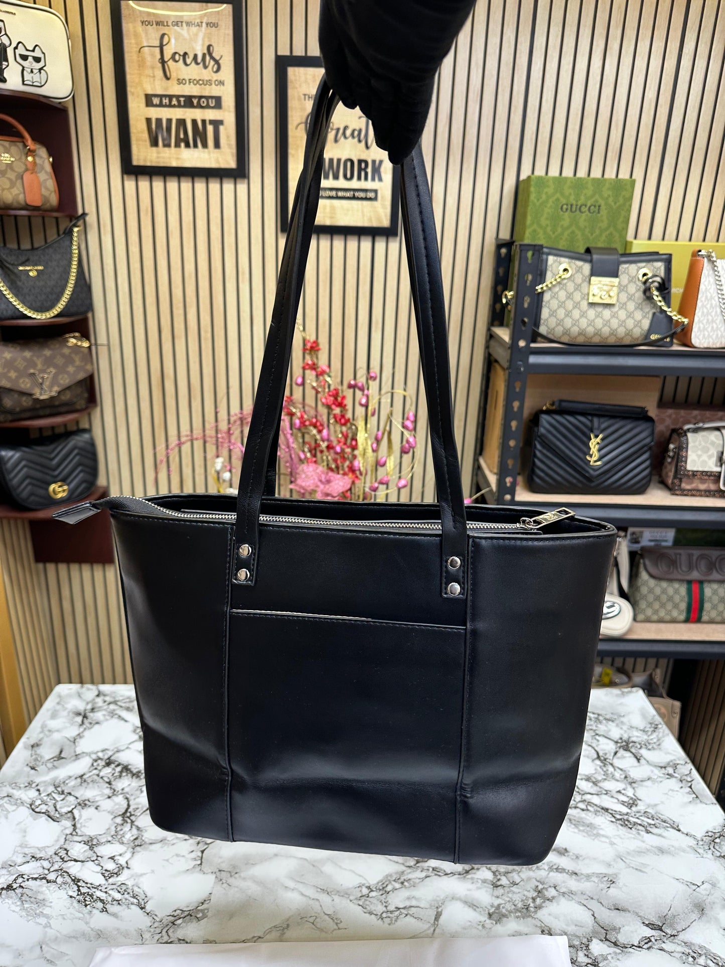 KAL LAGERFLD MAYBELLE ZIP TOTE Women Bag