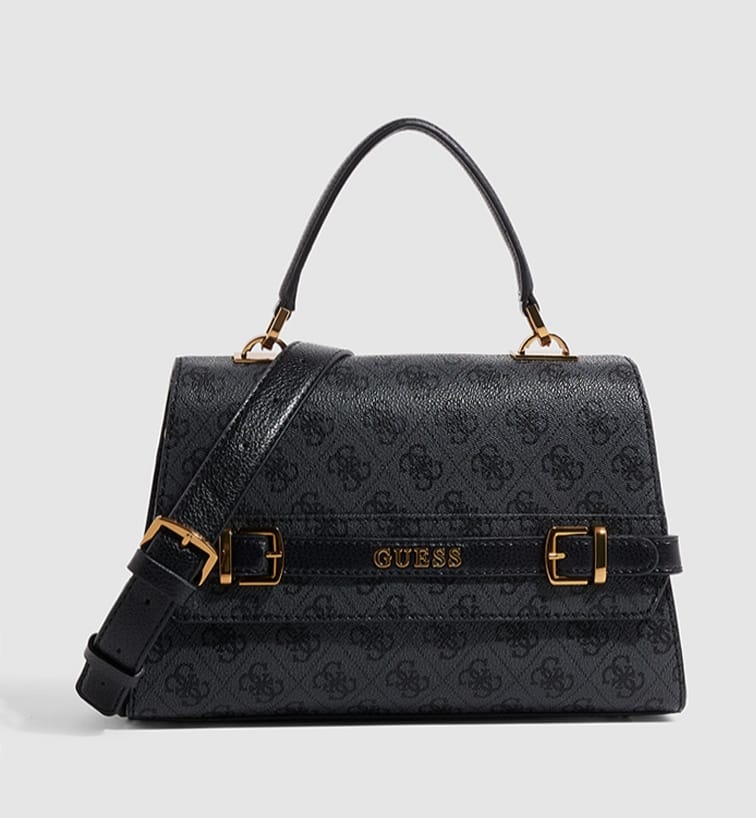 Gues Sestri Logo Top Handle Flap Women Bag