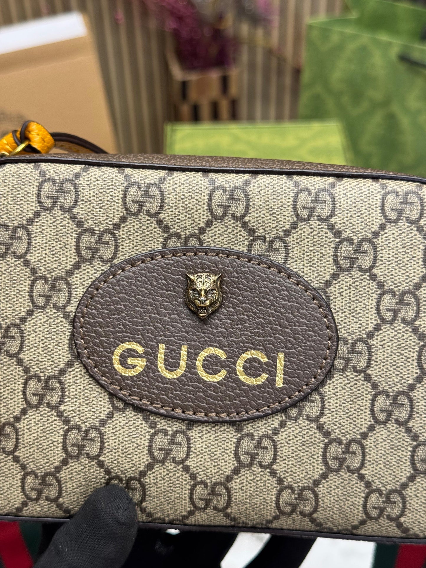 GUCI NEO TIGER PREMIUM SLING WITH OG DOUBLE BOX AND CARRY Women BAG