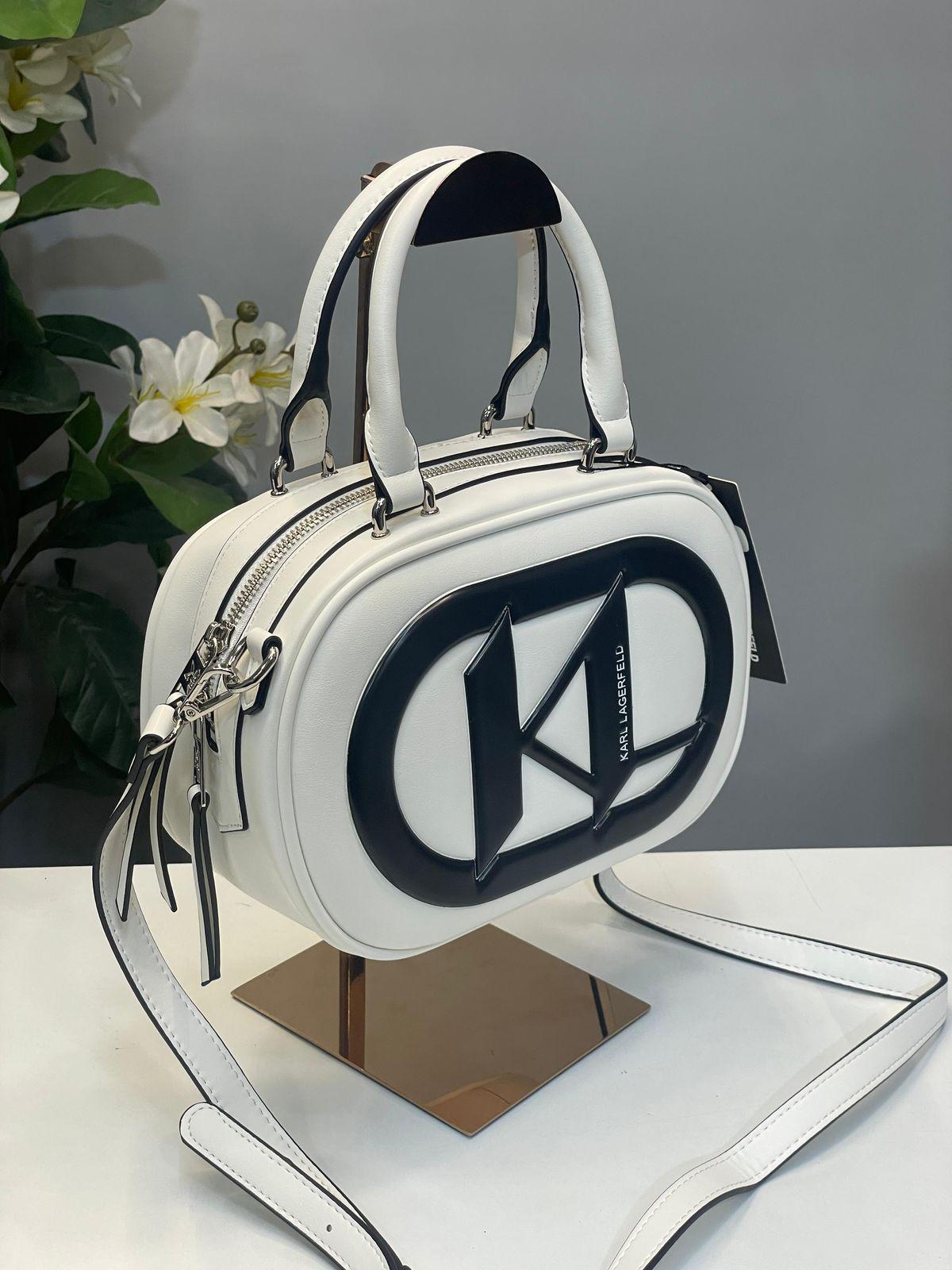 KAL LAGFELD TEXTURED DETAILED TOP HANDLE CROSSBODY Women BAG