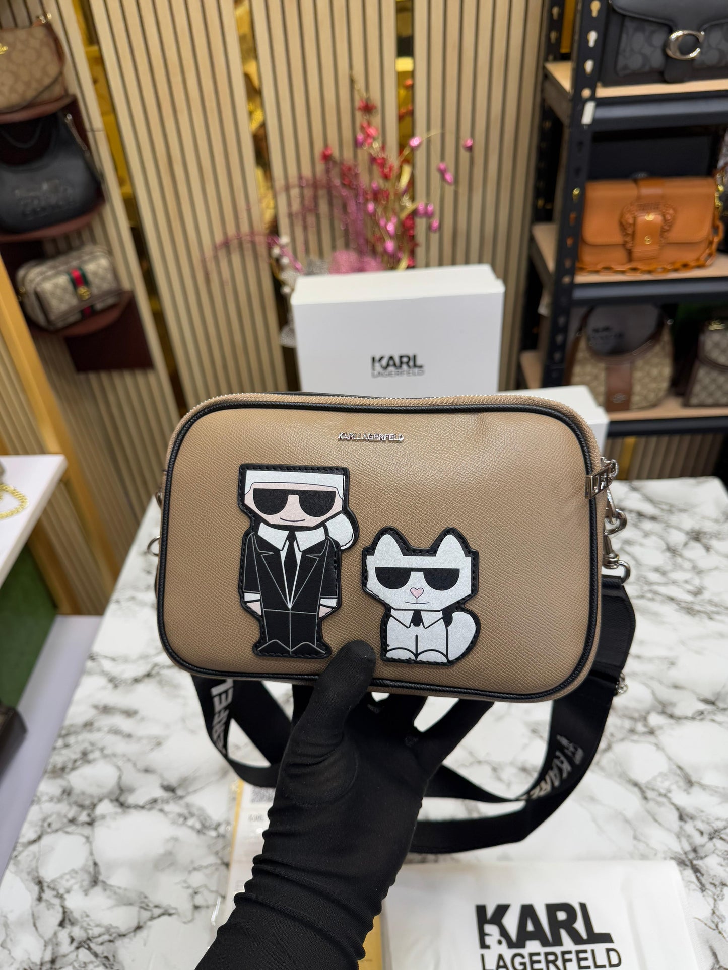 KAL LAGEELD PREMIUM SLING BAG WITH OG BOX Women BAG