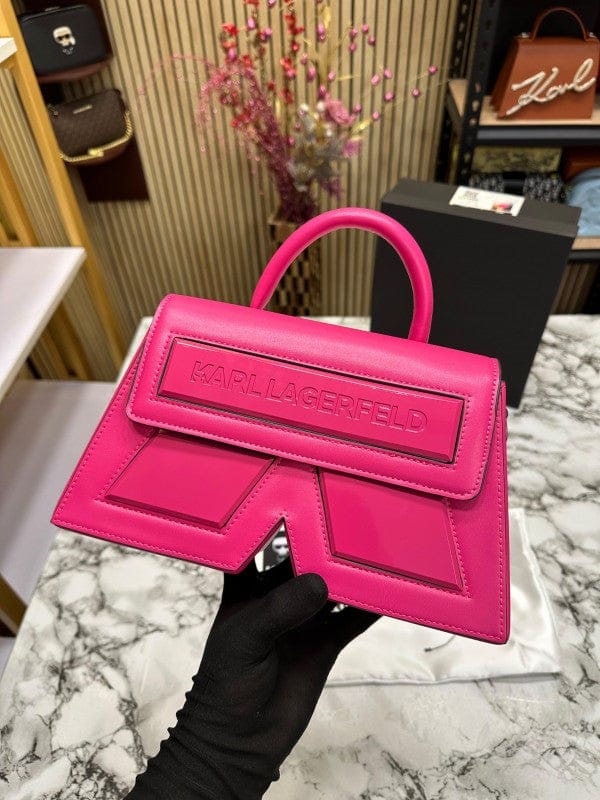 Kal Lageeld K IKON Crossbody Shoulder Bag With OG Box & Dust Bag (Pink - 924) Women BAG