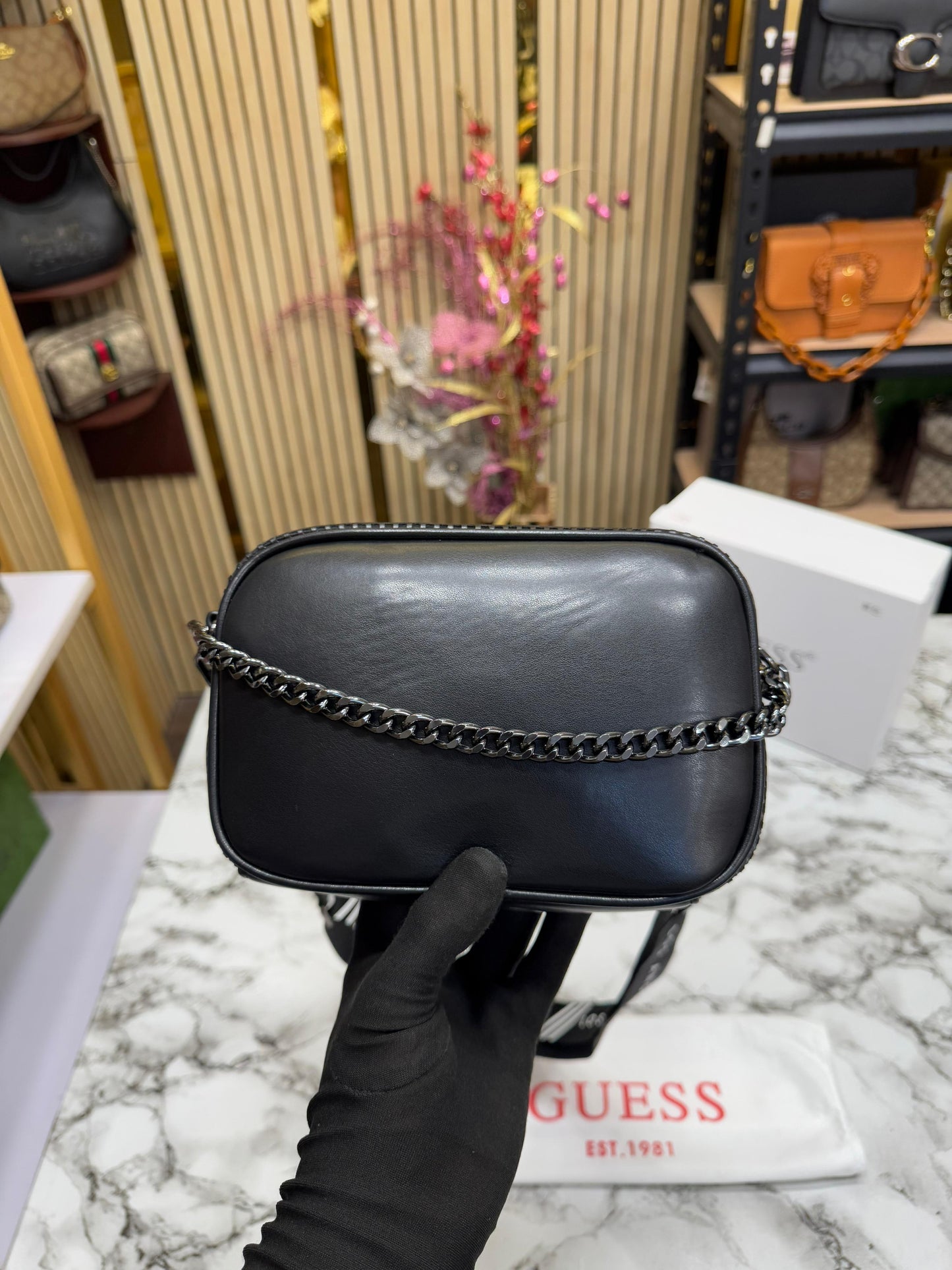 GUES WOMENS MARISOL CROSSBODY BAG WITH OG BOX Women Bag