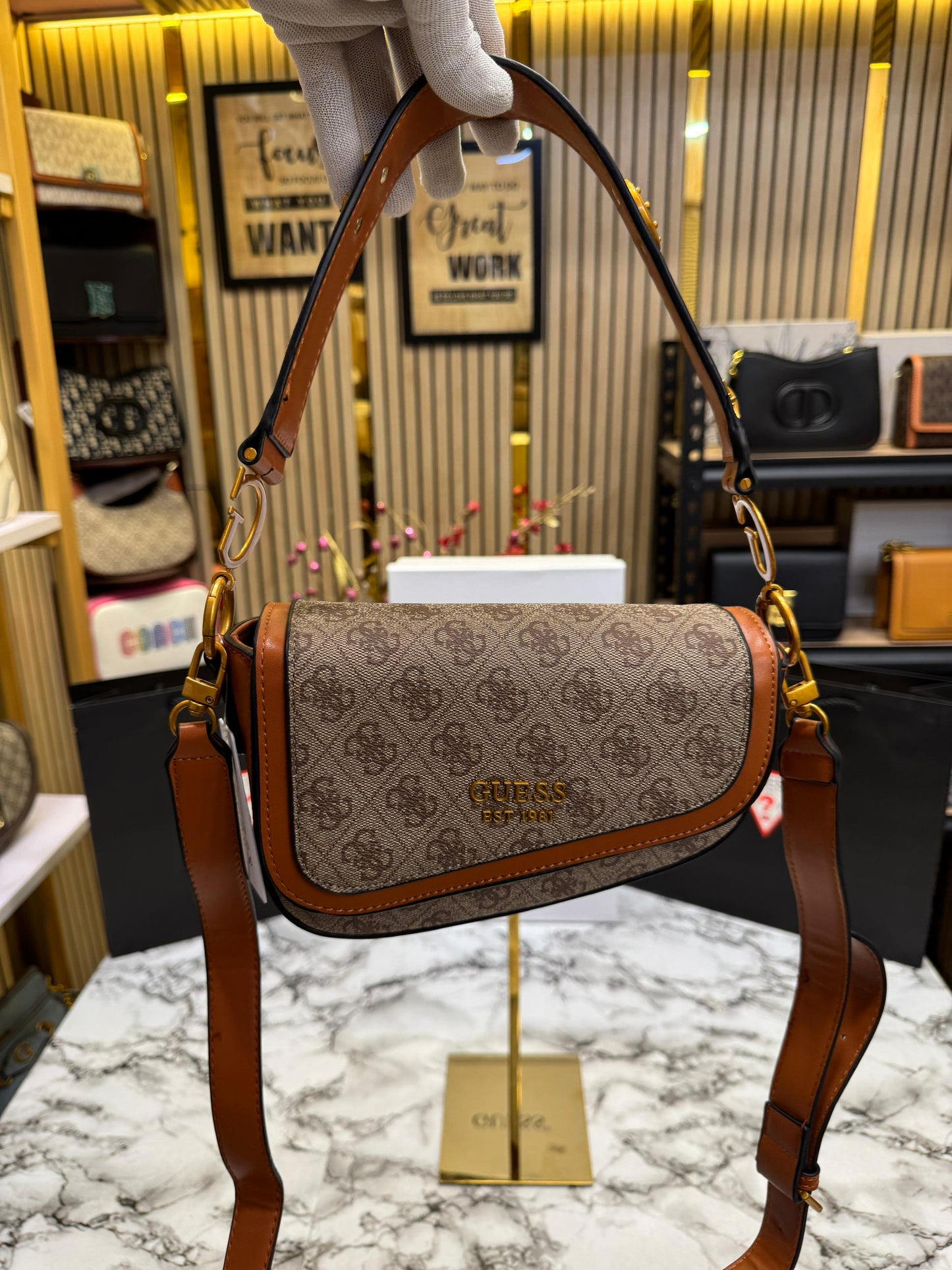 GUS G DREAM FLAP SHOULDER WOMEN BAG