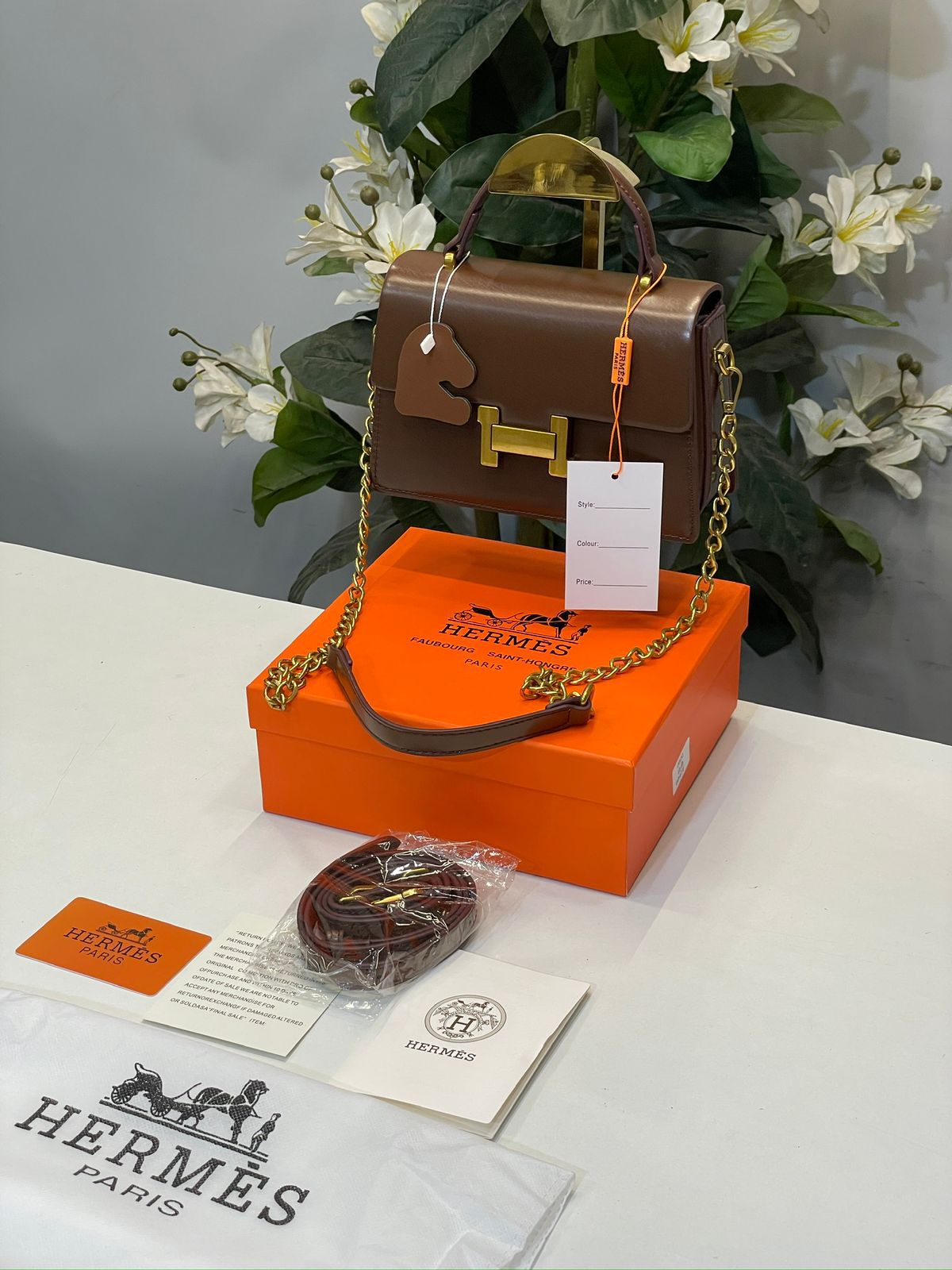 HERES TOP HANDLE FORMAL BAG WITH OG BOX Women Bag