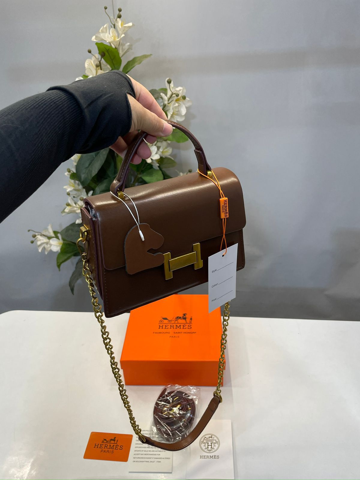 HERES TOP HANDLE FORMAL BAG WITH OG BOX Women Bag