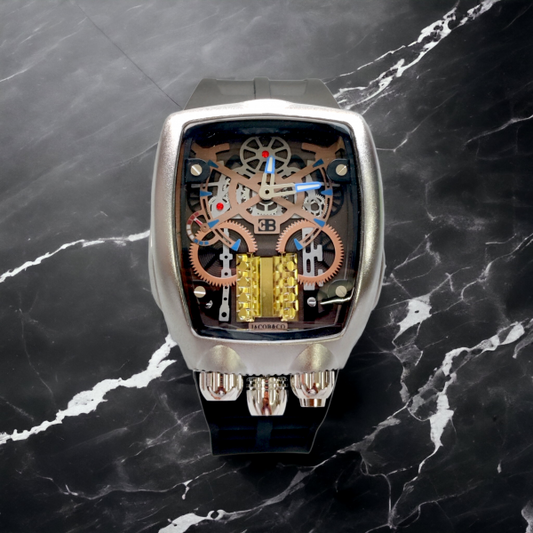 Jacab & Co X Bugatte Chiron Edition Mens Watch