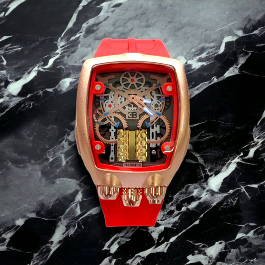 Jacab & Co X Bugatte Chiron Edition Mens Watch