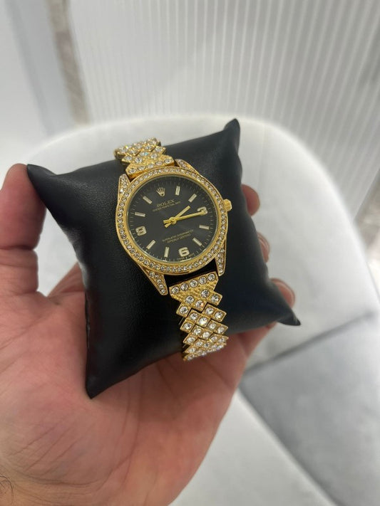 Rolx_L-D_black_gold FOR WOMEN WATCH