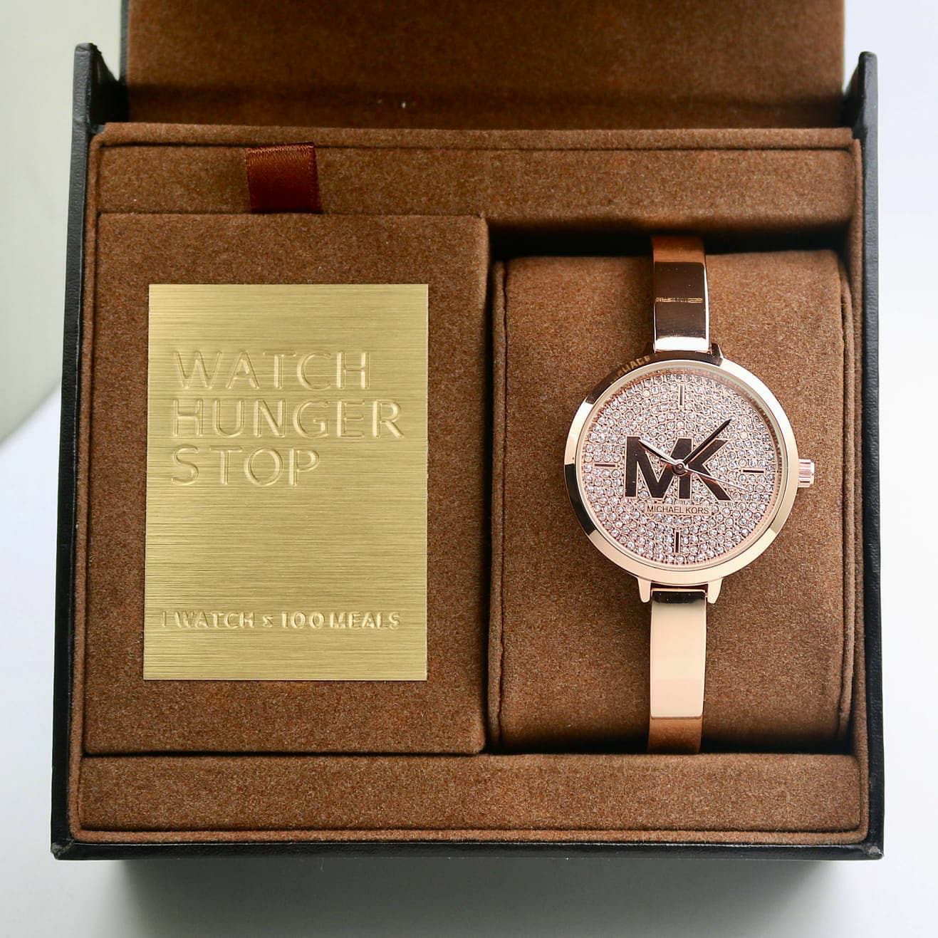 Mhael Krs Chley pve Ladies Watch (ROSE GOLD)
