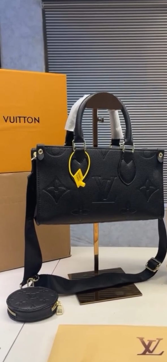 Lous Vuton On The Go PM With OG Box & Dust Bag Coin Pouch Women Handbag