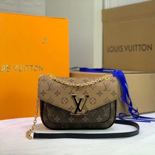 LOUS VUTON PASSY MONOGRAM SHOULDER BAG Women Handbag OG BOX