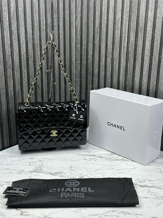 CHNEL FLAPBAG Women Handbag WITH BOX BLACK