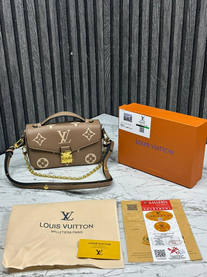 LOUS VUTON METIS HOBO HANDBAG Women Handbag WITH OG BOX