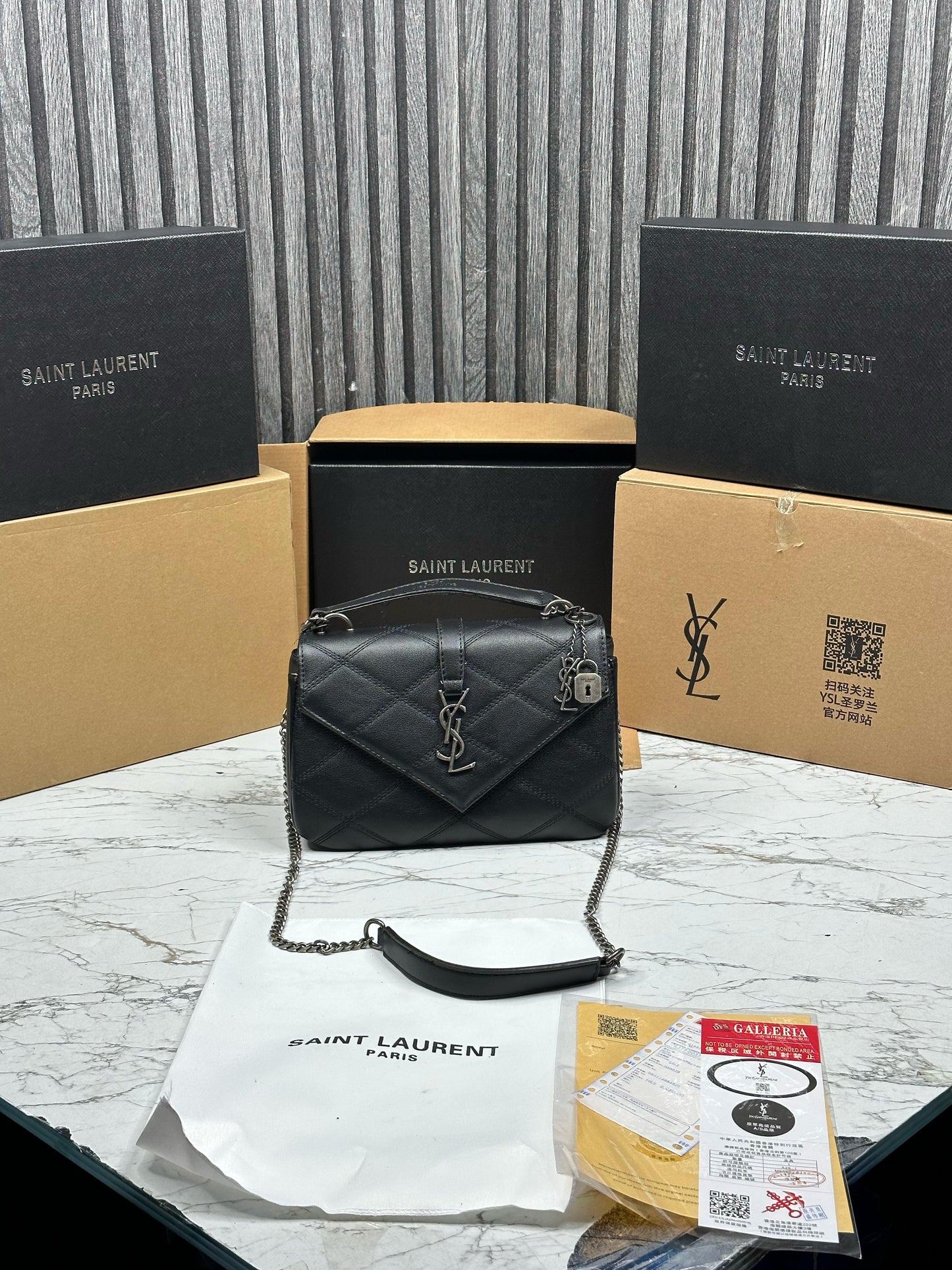 YccnL MEDIUM COLLEGE HANDBAG WITH OG DOUBLE BOX Women Handbag