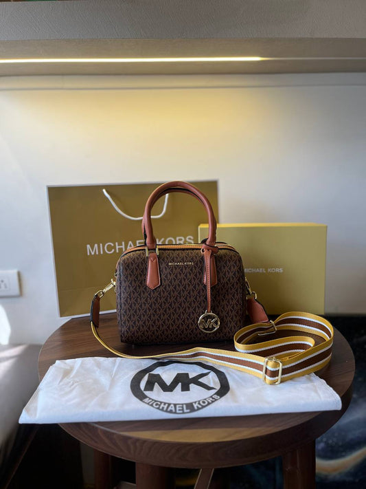 MHEAL KRS SPEEDY BOSTON WITH OG BOX & CARRY BAG Women Handbag