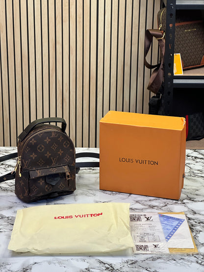 LOUS VUTON PALM SPRINGS BAGPACK WITH BOX