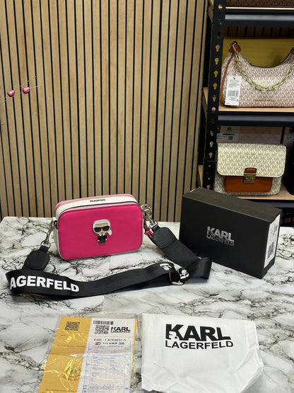 KAL LAGERFELD PREMIUM CAMERA BAG WOMAN HAND BAG